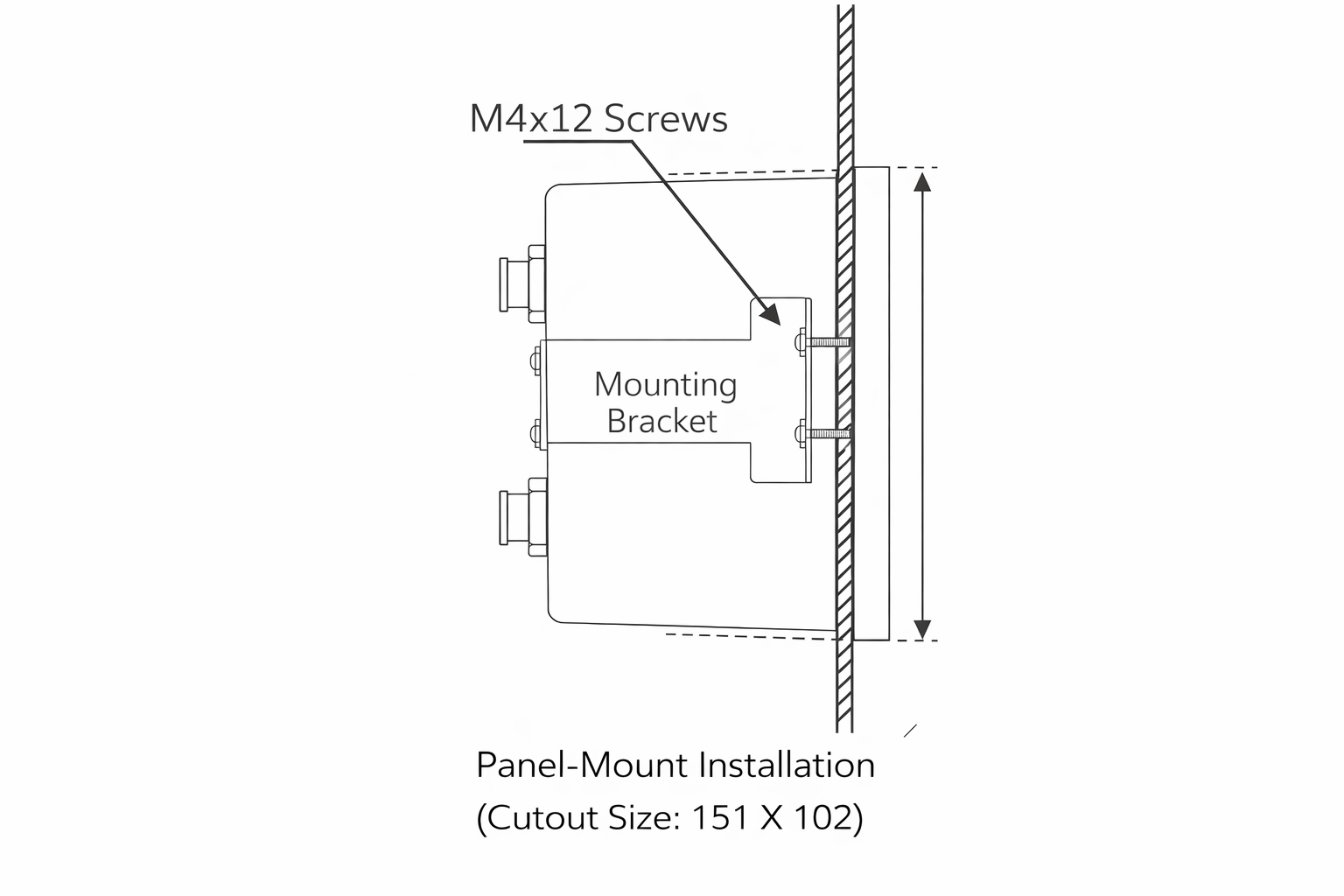 EPC-A12 Embedded Installation Drawing