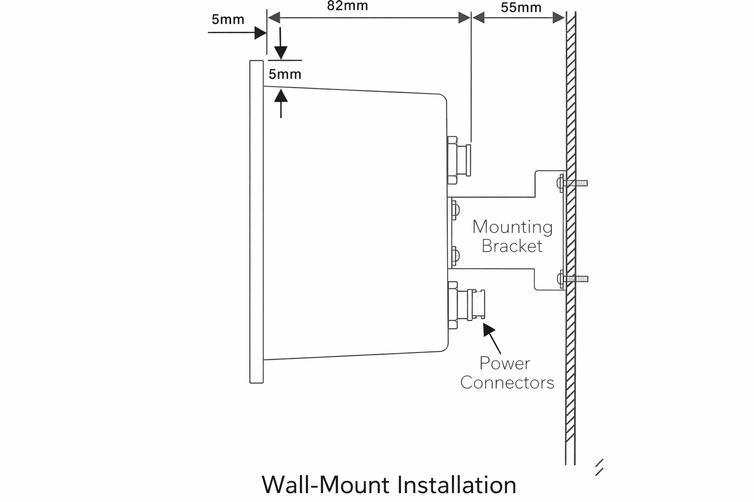 EPC-A12 Wall Mount Installation Drawing