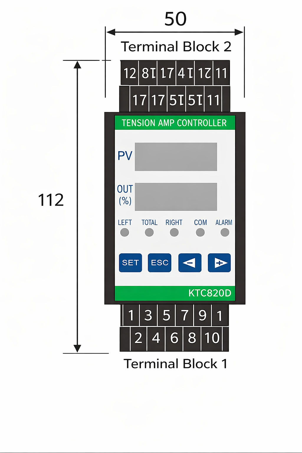 KTC820D Installation Drawing