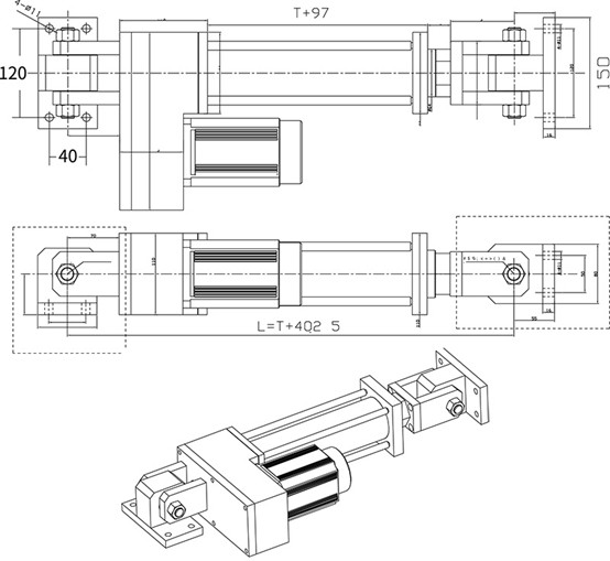 PD-803L200 dimensions view 2