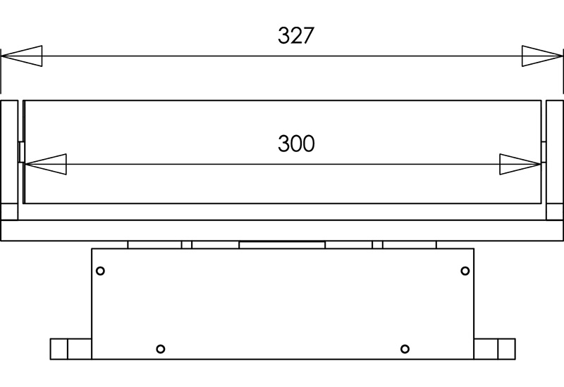 PG integrated unit side view drawing