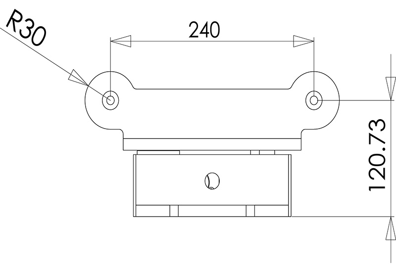 PG integrated unit top view drawing