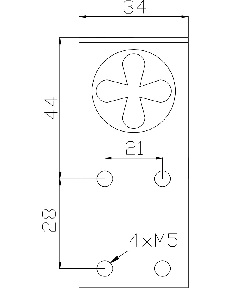 PS-260 and PS-261 front dimensions