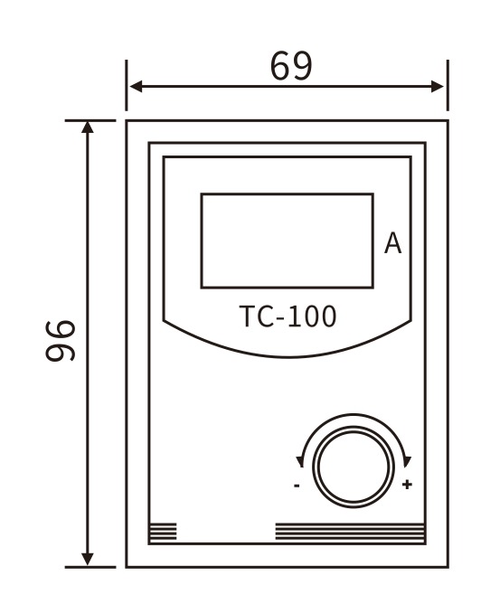 TC-001 Front Installation Drawing