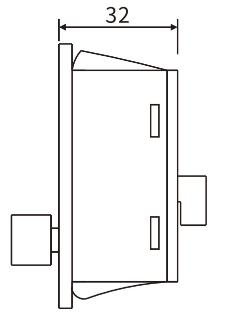 TC-001 Side Installation Drawing